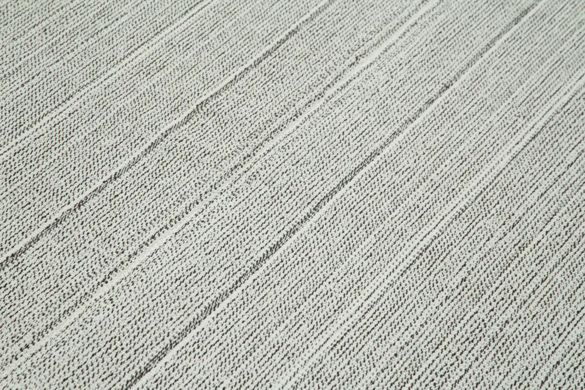 Flatweave Modern Bej Pamuk Üstü Yün El Dokuma Kilim-204x298 - Görsel 5