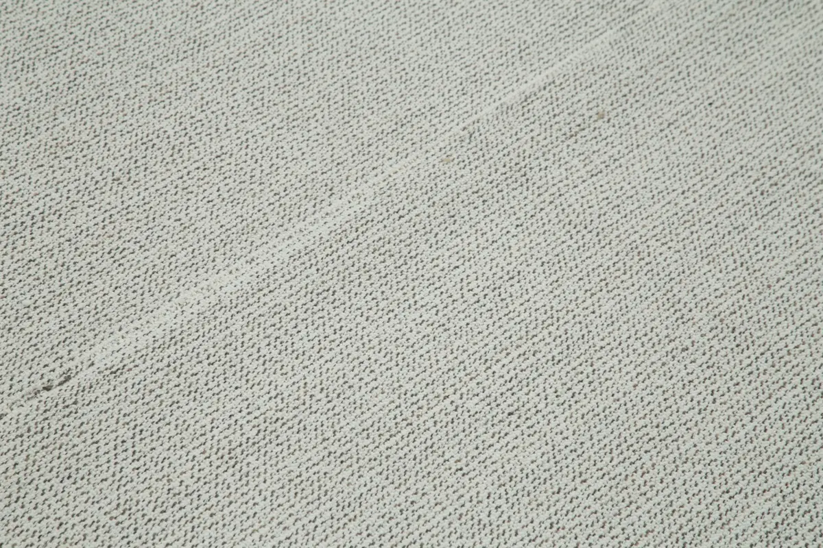 Flatweave Modern Bej Pamuk Üstü Yün El Dokuma Kilim-212x272 - Görsel 5