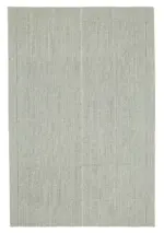 Flatweave Modern Bej Pamuk Üstü Yün El Dokuma Kilim-204x306