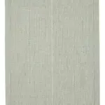 Flatweave Modern Bej Pamuk Üstü Yün El Dokuma Kilim-204x362