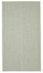 Flatweave Modern Bej Pamuk Üstü Yün El Dokuma Kilim-204x362