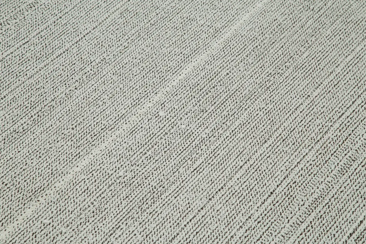 Flatweave Modern Bej Pamuk Üstü Yün El Dokuma Kilim-204x362 - Görsel 5