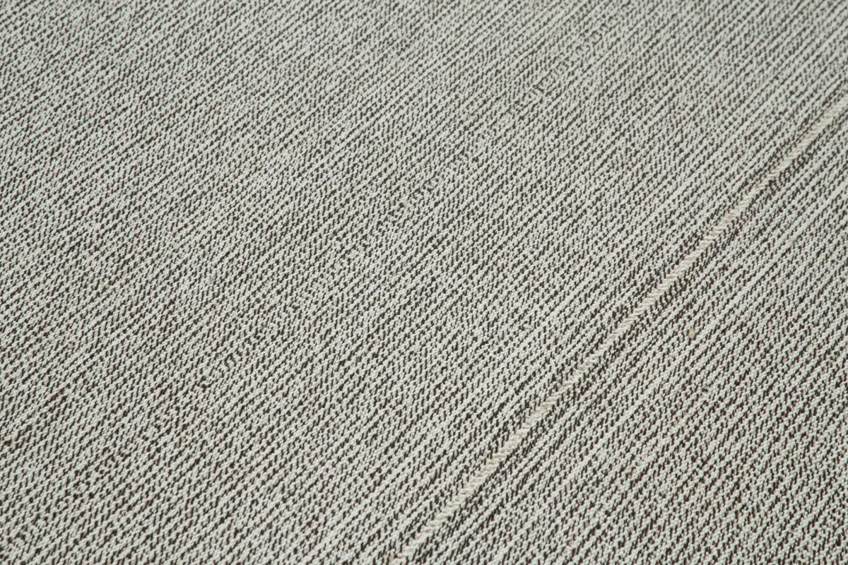 Flatweave Modern Gri Pamuk Üstü Yün El Dokuma Kilim-236x286 - Görsel 5