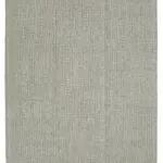 Flatweave Modern Gri Pamuk Üstü Yün El Dokuma Kilim-236x282