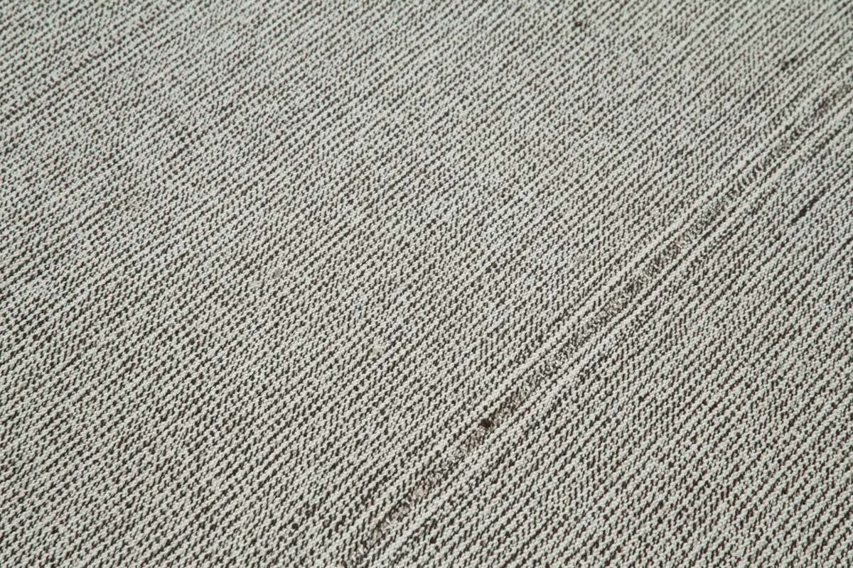 Flatweave Modern Gri Pamuk Üstü Yün El Dokuma Kilim-236x282 - Görsel 5