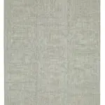 Flatweave Modern Gri Pamuk Üstü Yün El Dokuma Kilim-239x327