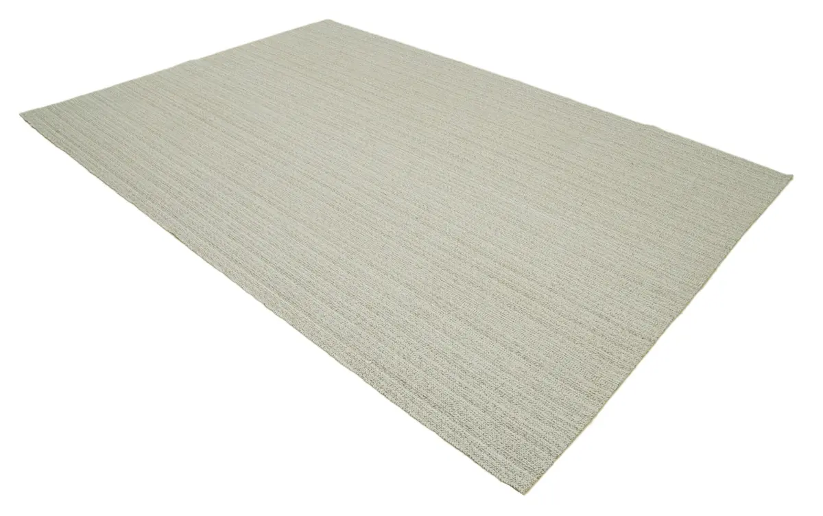 Flatweave Modern Bej Pamuk Üstü Yün El Dokuma Kilim-210x305 - Görsel 2