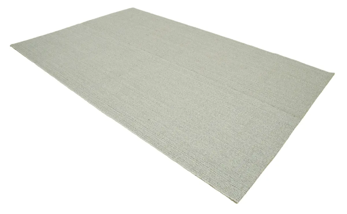 Flatweave Modern Bej Pamuk Üstü Yün El Dokuma Kilim-202x317 - Görsel 2