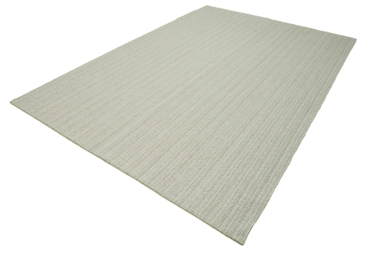 Flatweave Modern Bej Pamuk Üstü Yün El Dokuma Kilim-211x320 - Görsel 3