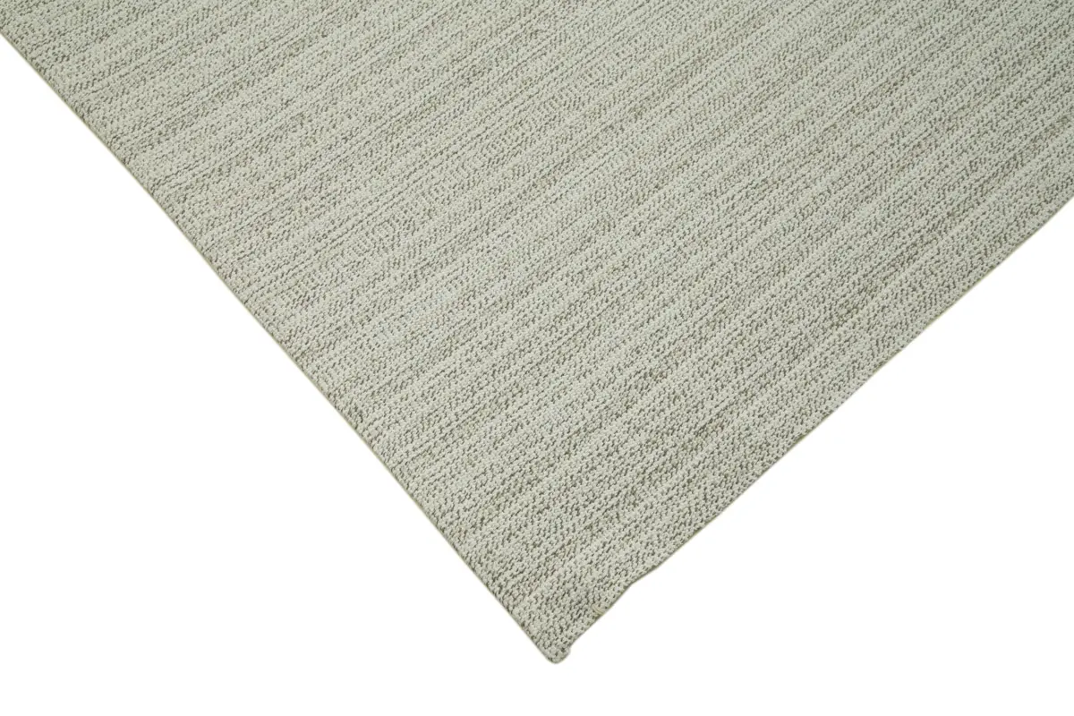 Flatweave Modern Bej Pamuk Üstü Yün El Dokuma Kilim-211x320 - Görsel 4