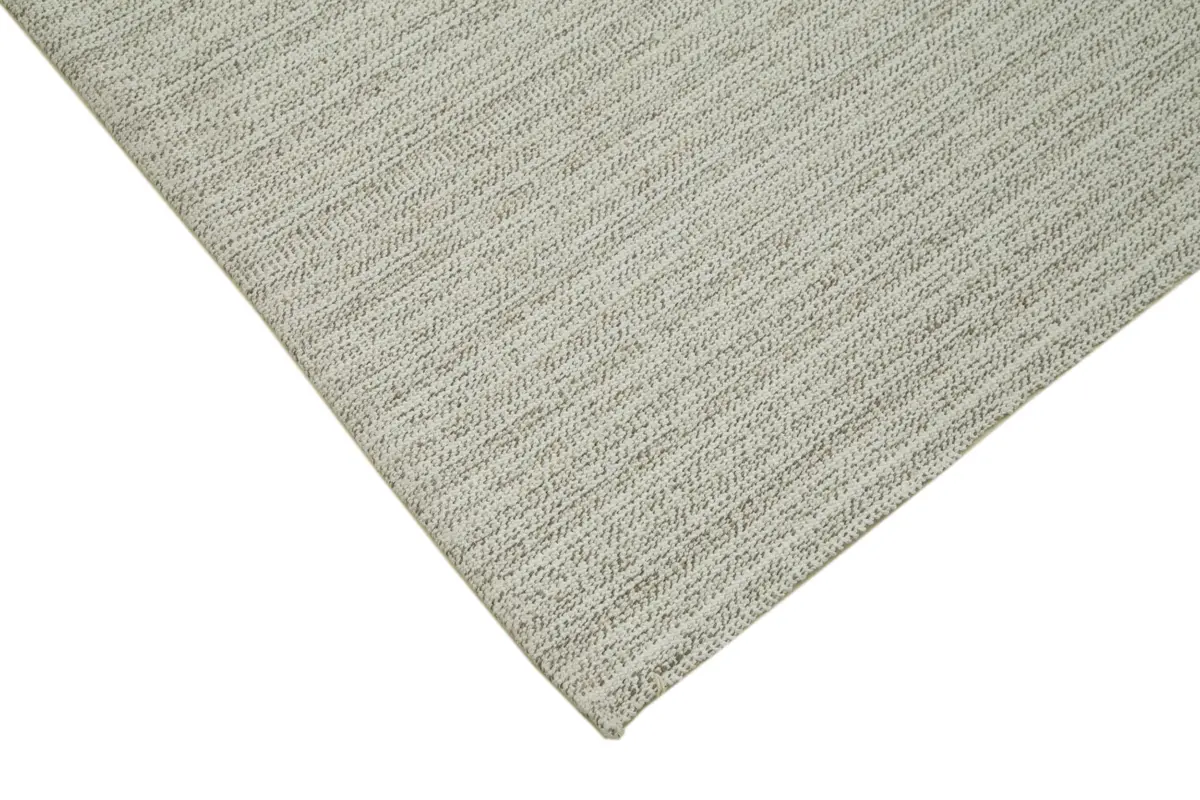 Flatweave Modern Bej Pamuk Üstü Yün El Dokuma Kilim-212x334 - Görsel 4