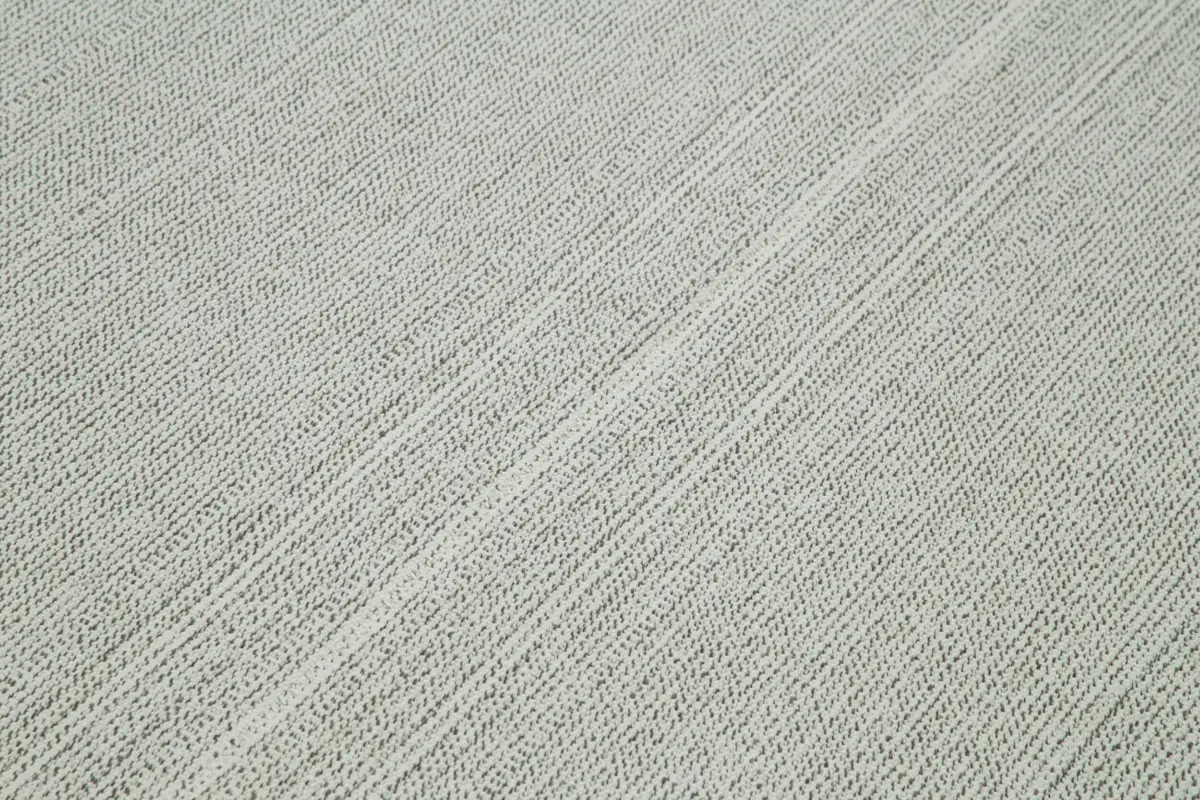 Flatweave Modern Bej Pamuk Üstü Yün El Dokuma Kilim-205x306 - Görsel 5