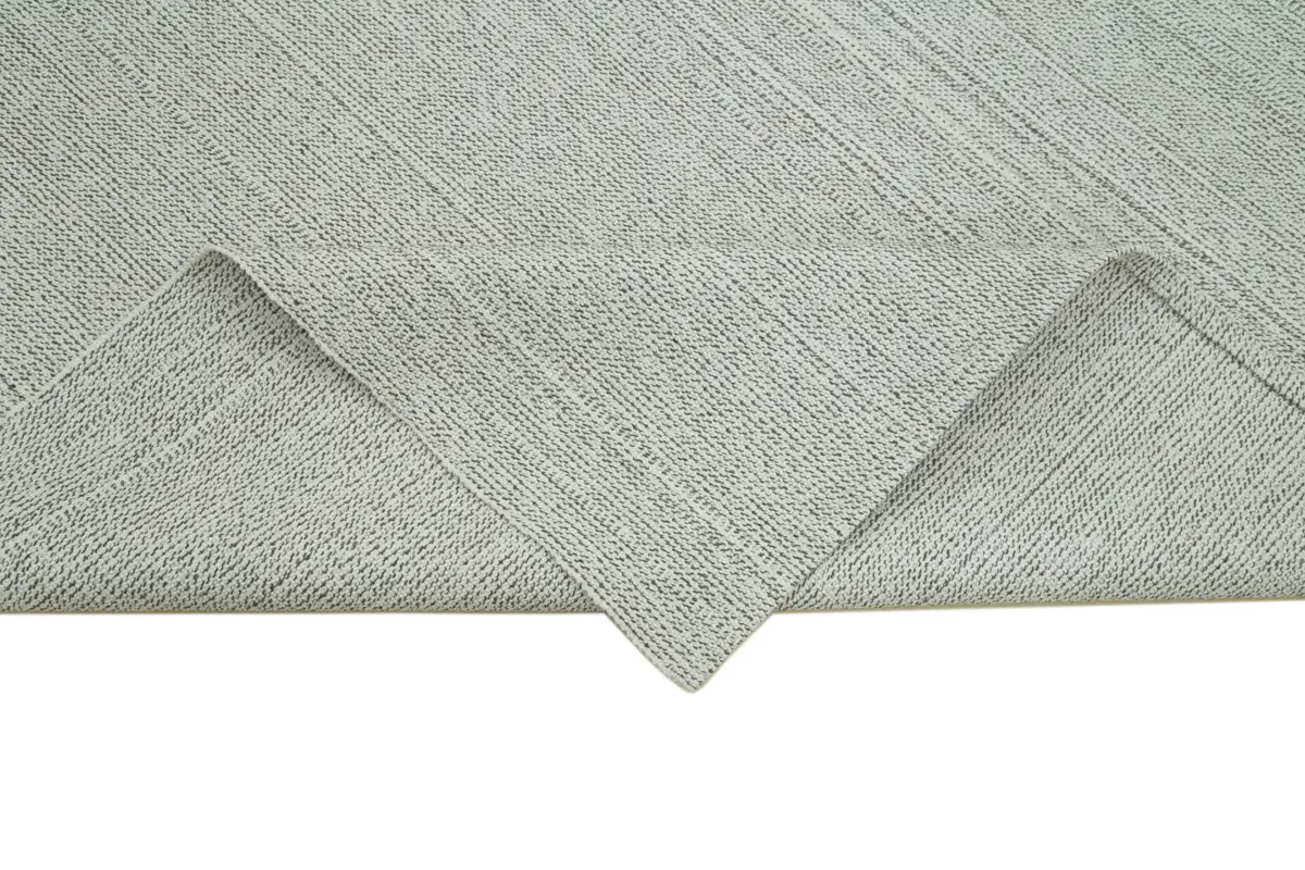 Flatweave Modern Bej Pamuk Üstü Yün El Dokuma Kilim-204x285 - Görsel 6