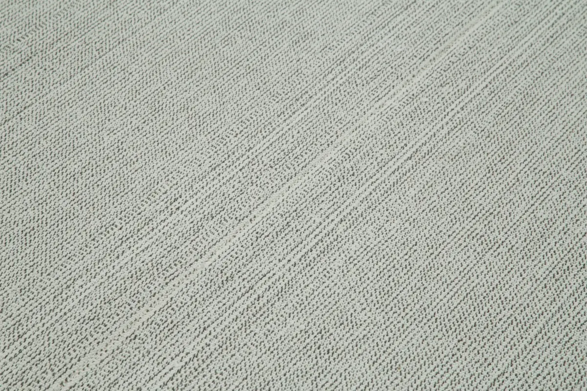 Flatweave Modern Bej Pamuk Üstü Yün El Dokuma Kilim-205x325 - Görsel 5