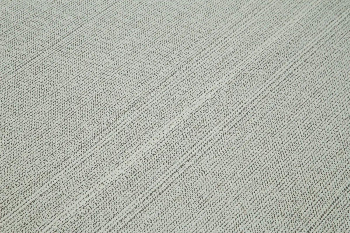 Flatweave Modern Bej Pamuk Üstü Yün El Dokuma Kilim-205x315 - Görsel 5
