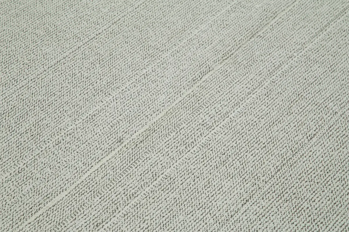 Flatweave Modern Bej Pamuk Üstü Yün El Dokuma Kilim-204x291 - Görsel 5