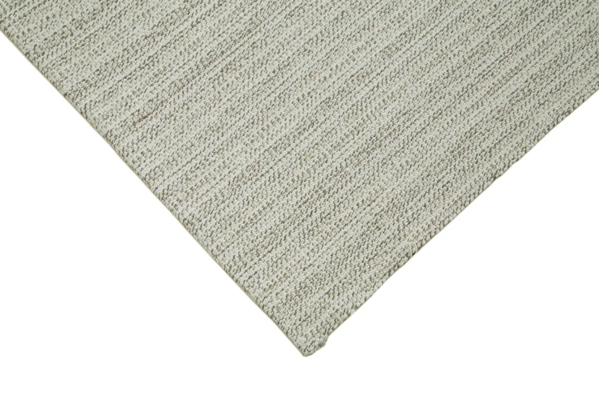 Flatweave Modern Bej Pamuk Üstü Yün El Dokuma Kilim-212x231 - Görsel 4