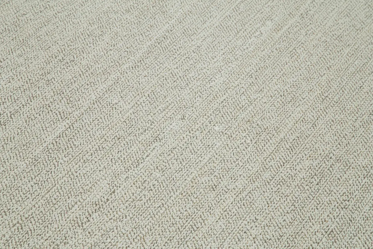 Flatweave Modern Bej Pamuk Üstü Yün El Dokuma Kilim-188x274 - Görsel 5