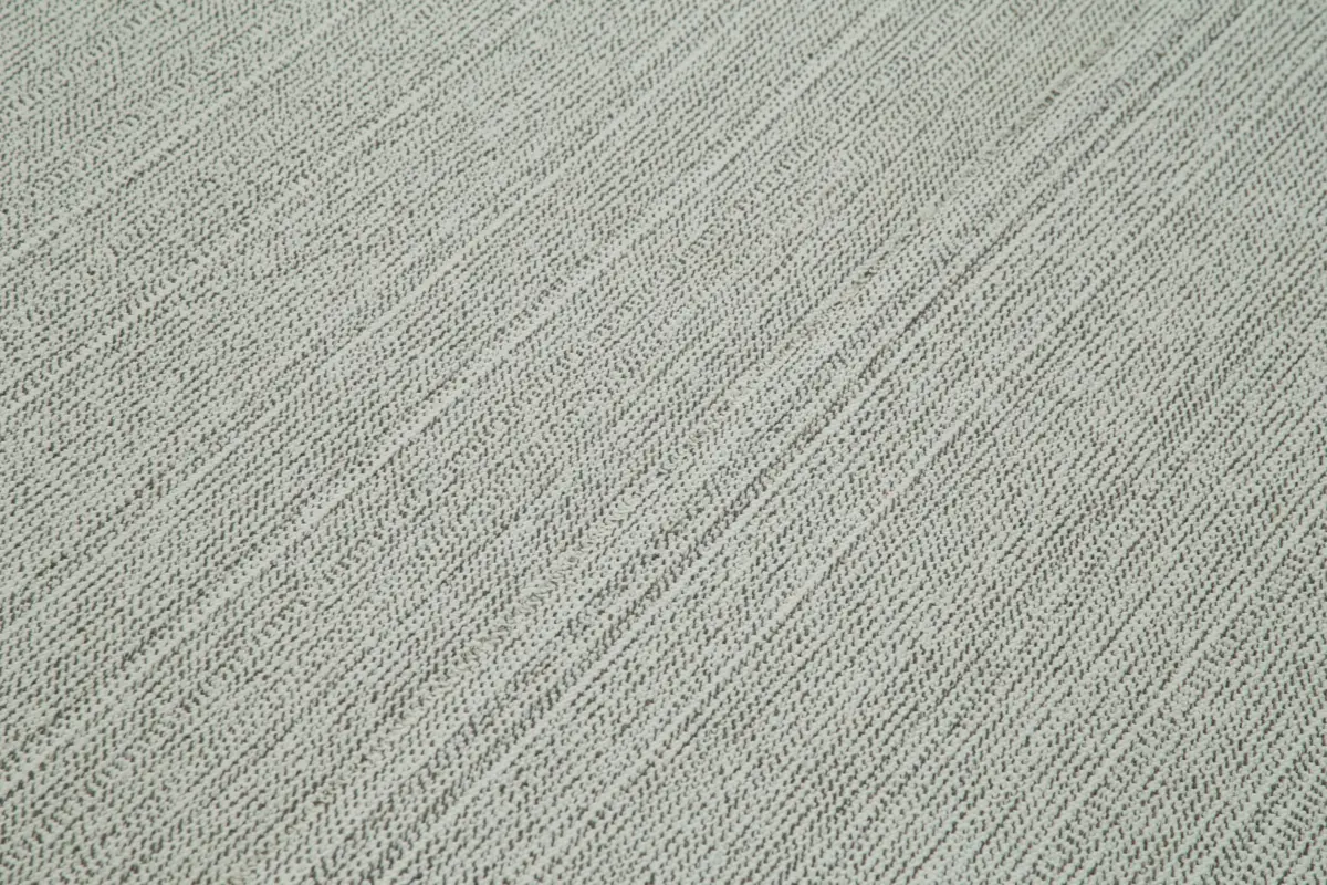 Flatweave Modern Bej Pamuk Üstü Yün El Dokuma Kilim-205x320 - Görsel 5