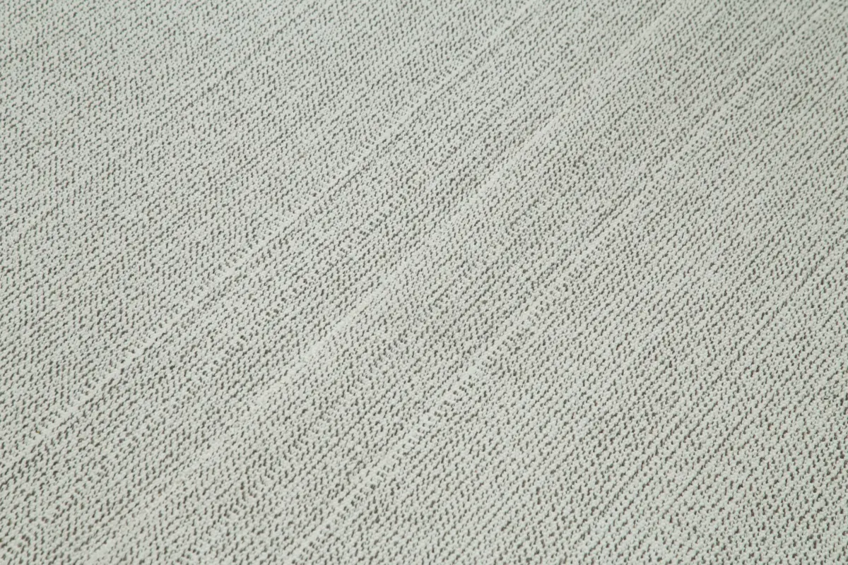 Flatweave Modern Bej Pamuk Üstü Yün El Dokuma Kilim-204x304 - Görsel 5