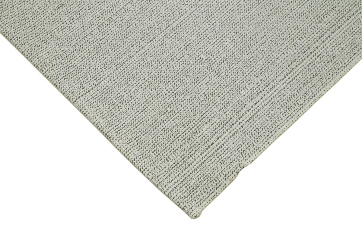 Flatweave Modern Bej Pamuk Üstü Yün El Dokuma Kilim-203x327 - Görsel 4