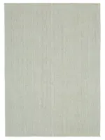 Flatweave Modern Bej Pamuk Üstü Yün El Dokuma Kilim-204x284