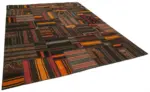 Kıl Çizgili Multi Keçi Kılı İpliğinden El Dokuma Kilim-331x410 - Görsel 2
