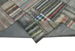 Chaput Patchwork Multi Renk Pamuk Üzerine Yün El Dokuma Kilim-328x416 - Görsel 6