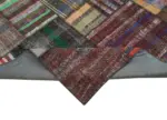 Chaput Patchwork Multi Renk Pamuk Üzerine Yün El Dokuma Kilim-330x403 - Görsel 6