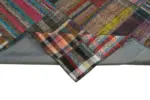 Chaput Patchwork Multi Renk Pamuk Üzerine Yün El Dokuma Kilim-328x410 - Görsel 6