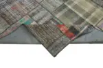 Chaput Patchwork Multi Renk Pamuk Üzerine Yün El Dokuma Kilim-330x411 - Görsel 6