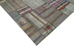 Chaput Patchwork Multi Renk Pamuk Üzerine Yün El Dokuma Kilim-330x412 - Görsel 4