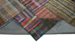 Chaput Patchwork Multi Renk Pamuk Üzerine Yün El Dokuma Kilim-330x412 - Görsel 6