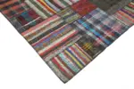 Chaput Patchwork Multi Renk Pamuk Üzerine Yün El Dokuma Kilim-329x408 - Görsel 4