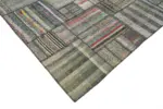 Chaput Patchwork Multi Renk Pamuk Üzerine Yün El Dokuma Kilim-332x412 - Görsel 4