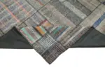 Chaput Patchwork Multi Renk Pamuk Üzerine Yün El Dokuma Kilim-330x415 - Görsel 6