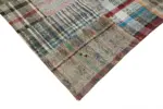 Chaput Patchwork Multi Renk Pamuk Üzerine Yün El Dokuma Kilim-267x358 - Görsel 4