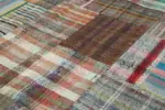 Chaput Patchwork Multi Renk Pamuk Üzerine Yün El Dokuma Kilim-265x359 - Görsel 5