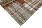 Chaput Patchwork Multi Renk Pamuk Üzerine Yün El Dokuma Kilim-265x361 - Görsel 4