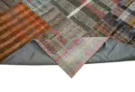 Chaput Patchwork Multi Renk Pamuk Üzerine Yün El Dokuma Kilim-265x361 - Görsel 6