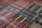 Chaput Patchwork Multi Renk Pamuk Üzerine Yün El Dokuma Kilim-224x310 - Görsel 5