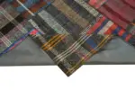 Chaput Patchwork Multi Renk Pamuk Üzerine Yün El Dokuma Kilim-224x310 - Görsel 6