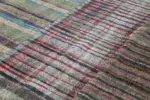 Chaput Patchwork Multi Renk Pamuk Üzerine Yün El Dokuma Kilim-249x360 - Görsel 5