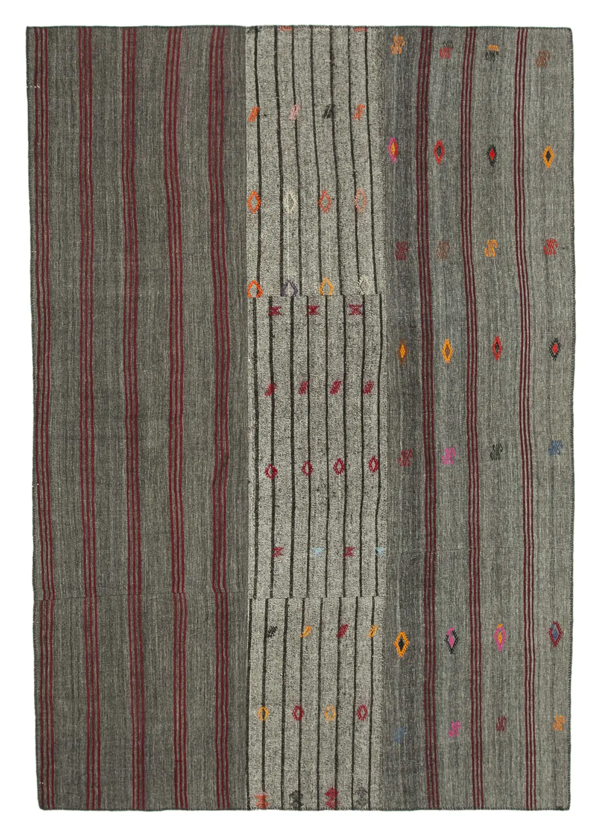 Rc_36999_1_Grey_Oriental_Kilim_Patchwork_Rugs