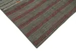 Chaput Patchwork Gri Renk Pamuk Üzerine Yün El Dokuma Kilim-251x360 - Görsel 4