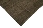 Kıl Çizgili Kahverengi Keçi Kılı İpliğinden El Dokuma Kilim-238x360 - Görsel 4