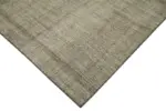 Kıl Çizgili Kahverengi Keçi Kılı İpliğinden El Dokuma Kilim-205x275 - Görsel 4