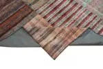 Chaput Patchwork Multi Renk Pamuk Üzerine Yün El Dokuma Kilim-264x364 - Görsel 6