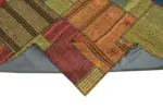 Chaput Patchwork Multi Renk Pamuk Üzerine Yün El Dokuma Kilim-248x351 - Görsel 6