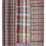 Chaput Patchwork Multi Renk Pamuk Üzerine Yün El Dokuma Kilim-235x320